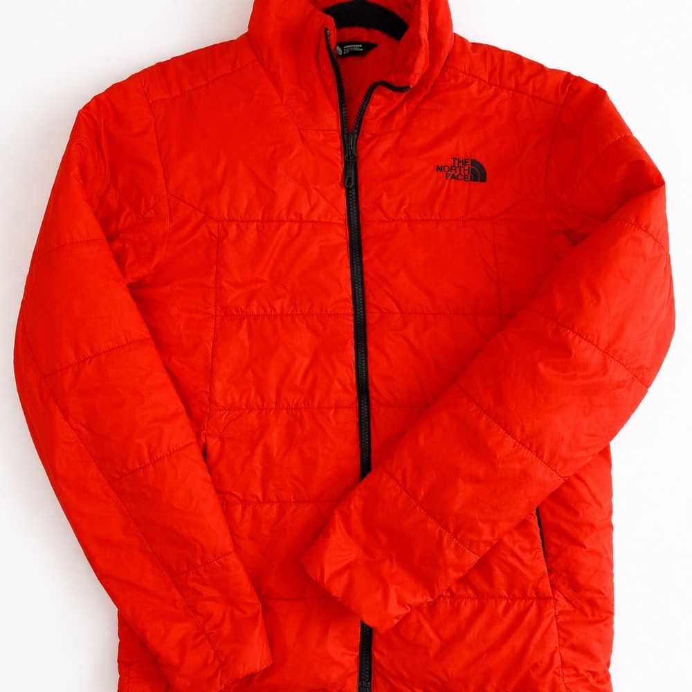 The North Face Men's Bright Orange Puffer Jacket
